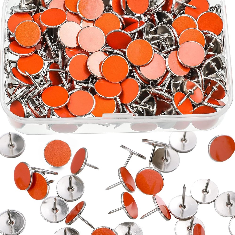 200 Pack Reflective Tacks Trail Marking Markers Orange