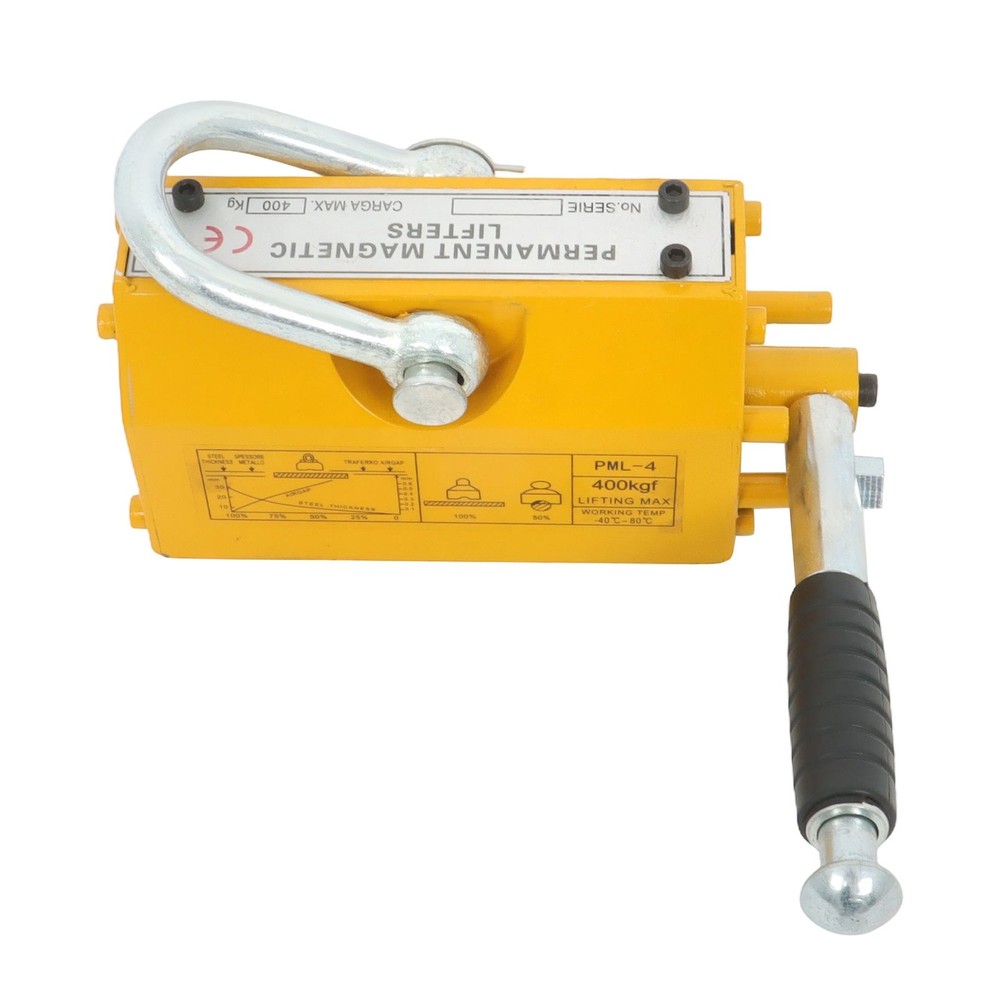 880LBS Pulling & Lifting Capacity Permanent Magnetic Lifter 2.5 Safety Factor