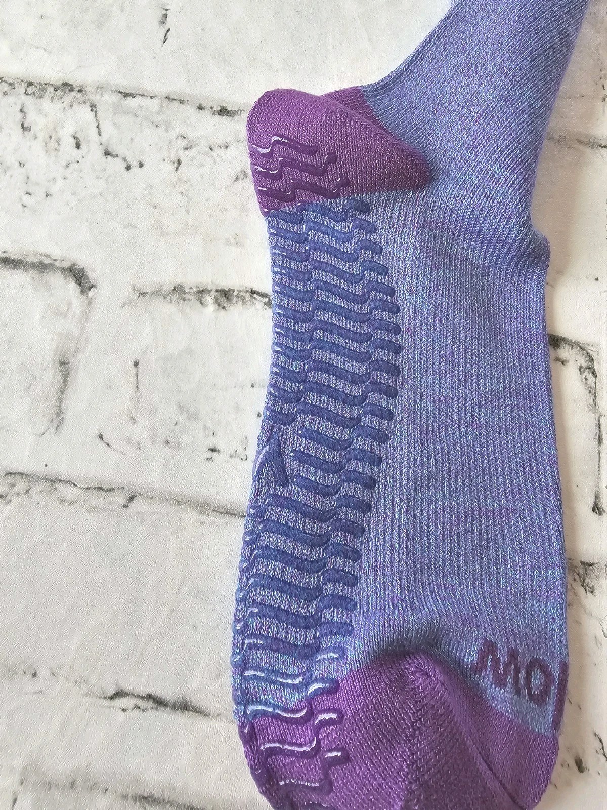 Two Pair Wellow Size Medium Wide Calf Bamboo Compression Socks In Galaxy Twist