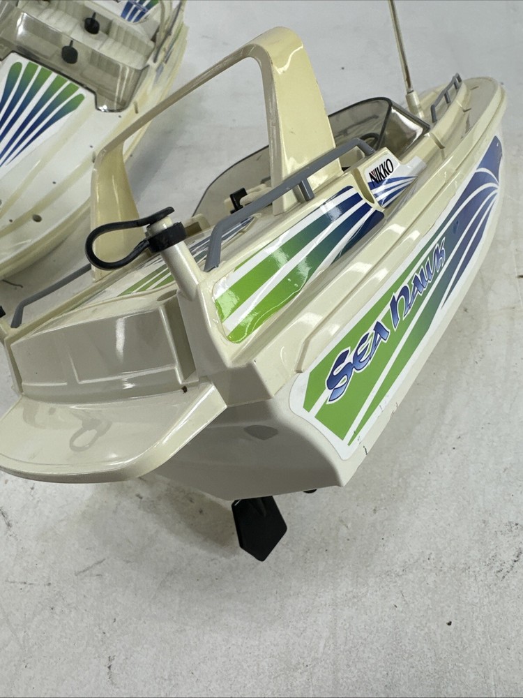 RARE Vintage Nikko Seahawk RC Boat With Controller