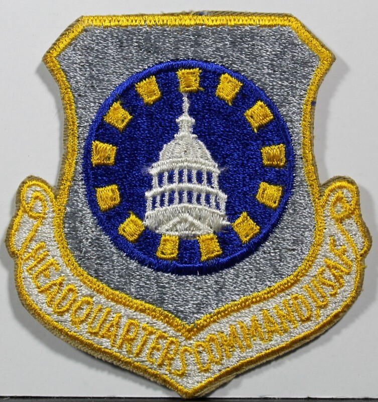 Headquarters Command US Air Force Large Full Color Emblem Crest Insignia Patch