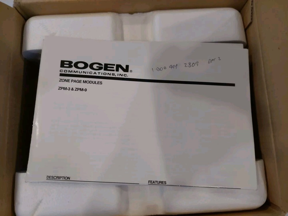 ZPM3 Bogen - Telecom Amplifier