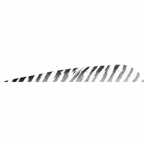Gateway 5" Right Wing Barred Feathers White, 50 Pack