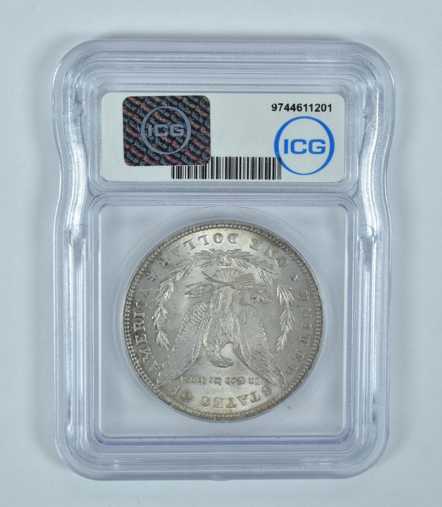 1896 Morgan Silver Dollar MS63 ICG