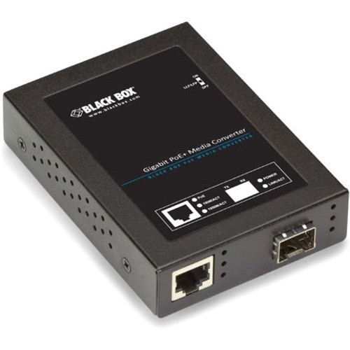 Black Box Gigabit PoE+ PSE Media Converter