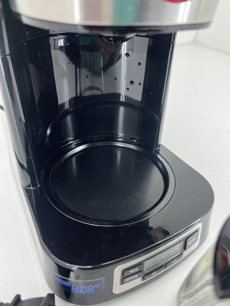 Hamilton Beach FrontFill Mini Brew Compact 5 Cup Programmable Coffee Maker
