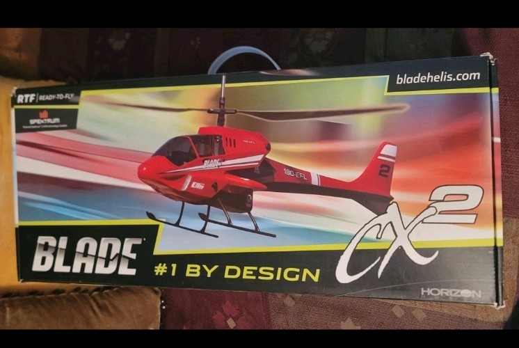 E-Flight Blade CX2 Remote Control Helicoptor
