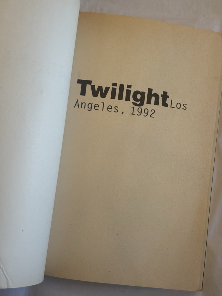 TWILIGHT LOS ANGELES 1992 Anna Deavere Smith - SCRIPT