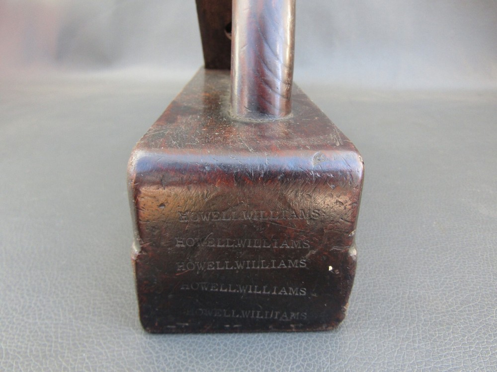 Wooden 16" jack plane vintage old tool with offset handle