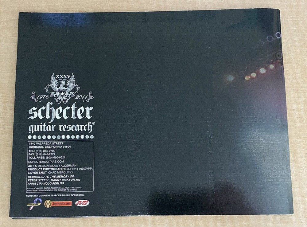 Schecter Guitar Research 2011 Catalog
