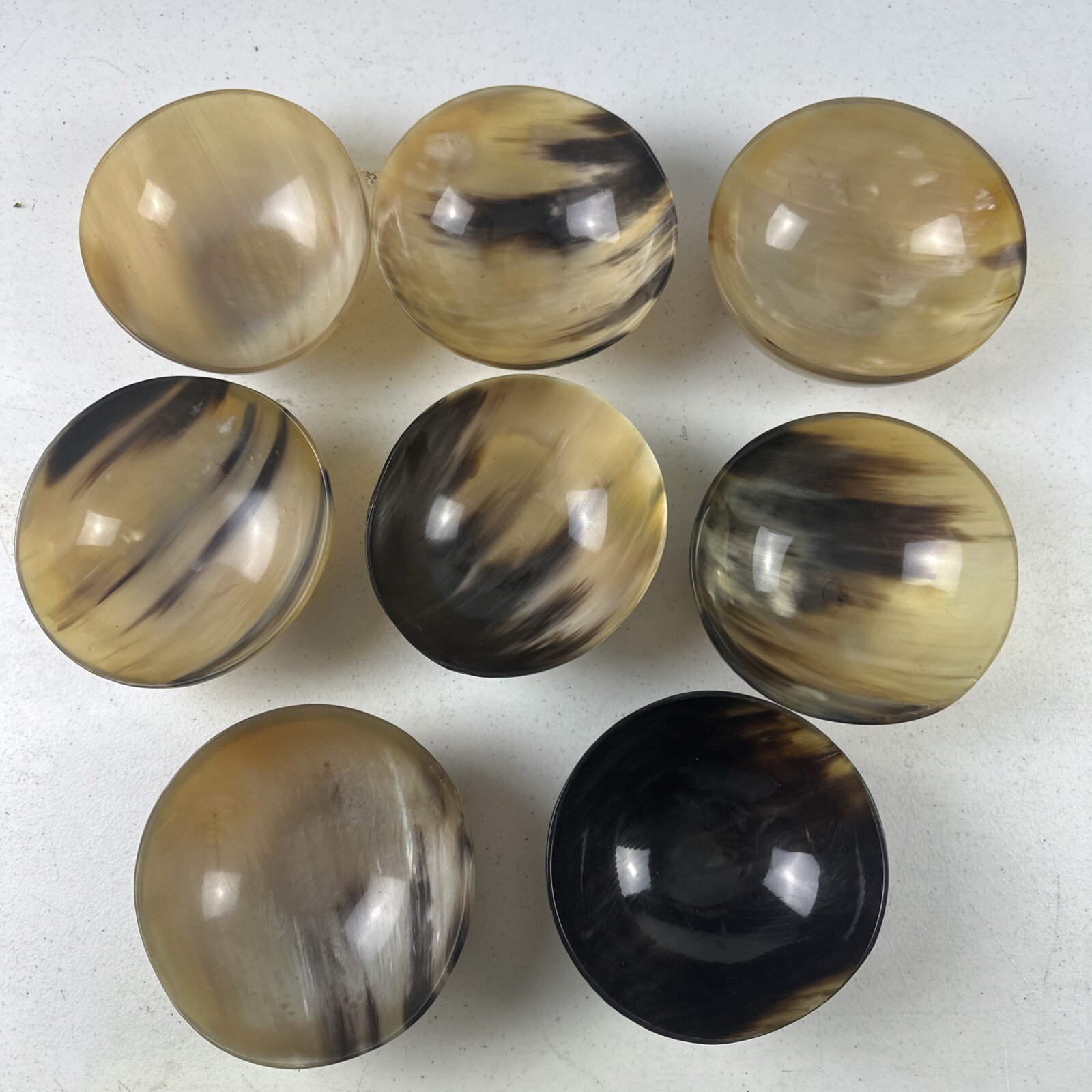 Medieval Offering Bowl Handmade Polished Horn : 4 3/4” Tall And 2” Wide