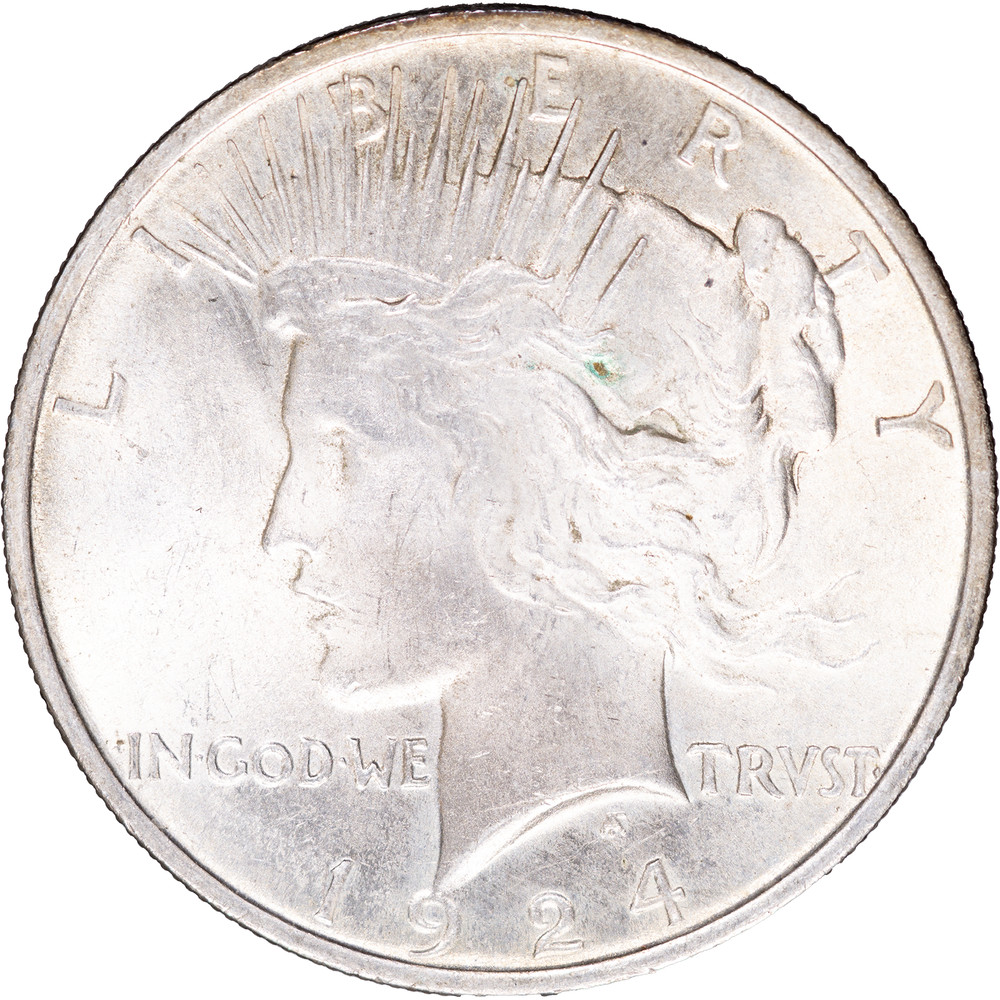 1924 $1 Peace Silver Dollar ~ Uncirculated