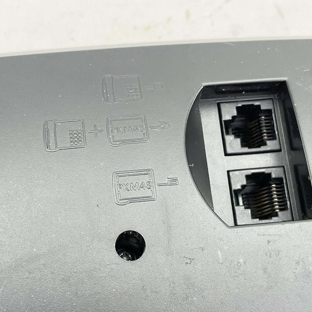 Mitel 5448 PKM Programmable Key Module Gray Phone Expansion Console Keypad Used