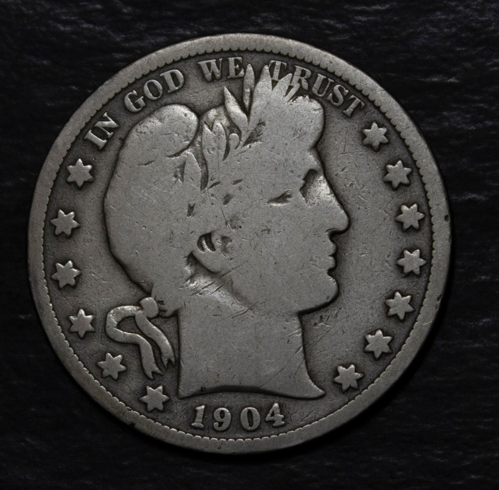 1904 S Barber Half Dollar   Lot 5100