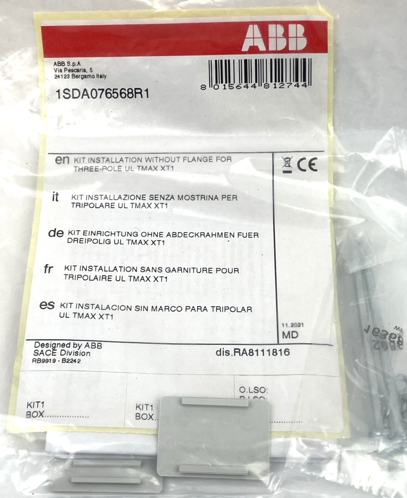 ABB 1SDA076568R1 Installation Kit Without Flange