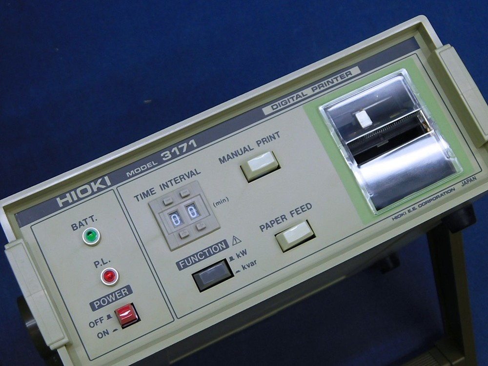 Hioki 3171 Digital Printer Power Analyzer Data Logger Recorder Industrial USED
