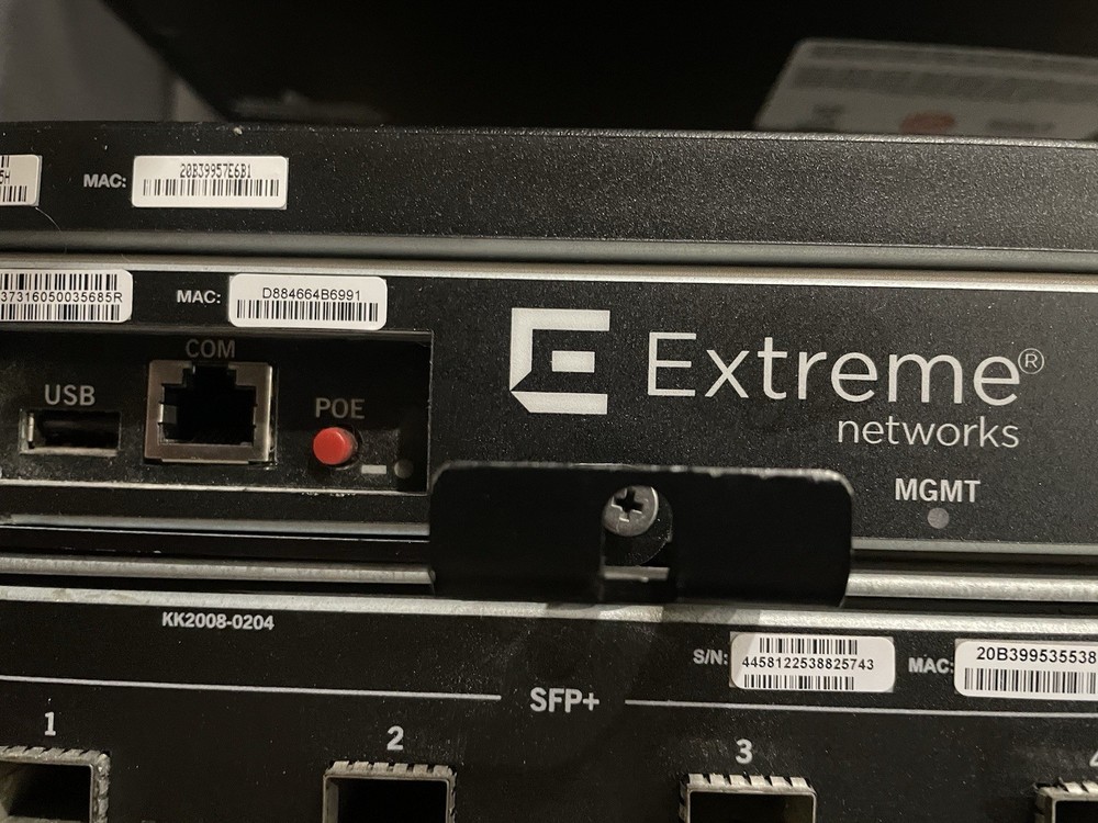 Enterasys Extreme Networks K10 Chassis Switch