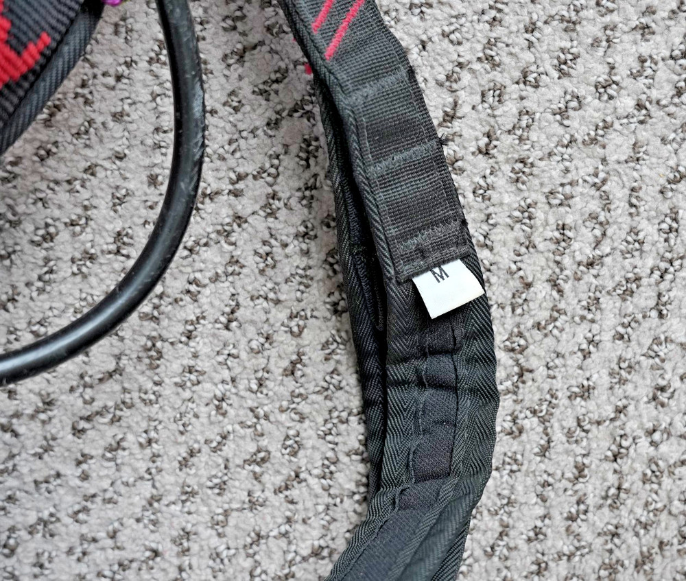 Black Diamond "X" Climbing Harness-Black- Medium size