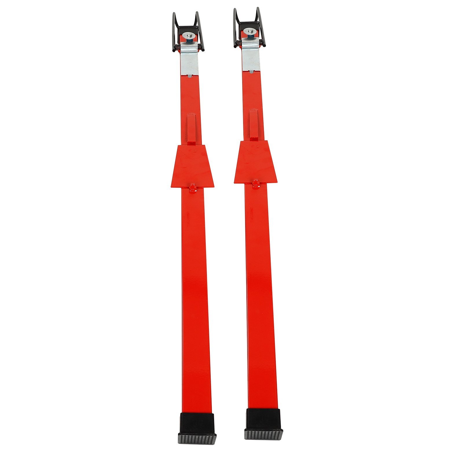 11FT Drywall Lift Hoist 150LBS Load, 4" Casters for Easy Move Foot Stop Safety