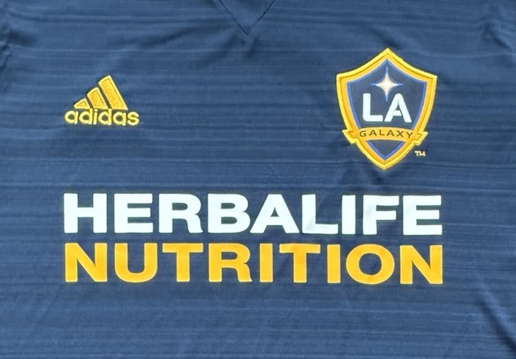 2018 LA Galaxy Away #9 Ibrahimovic Large adidas Soccer Legend Zlatan MLS kit