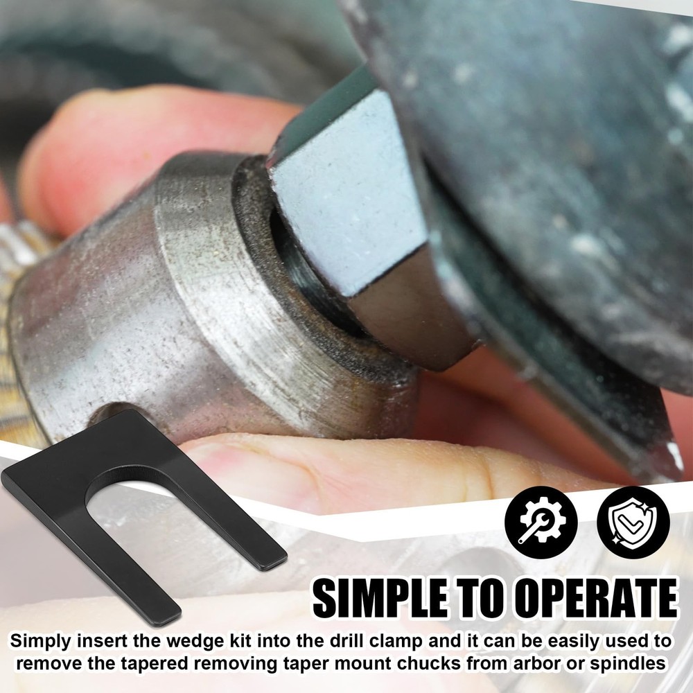 4 Pack Drill Chuck Removal Wedge Set Compatible with JT6 & JT33, Opens Approx...