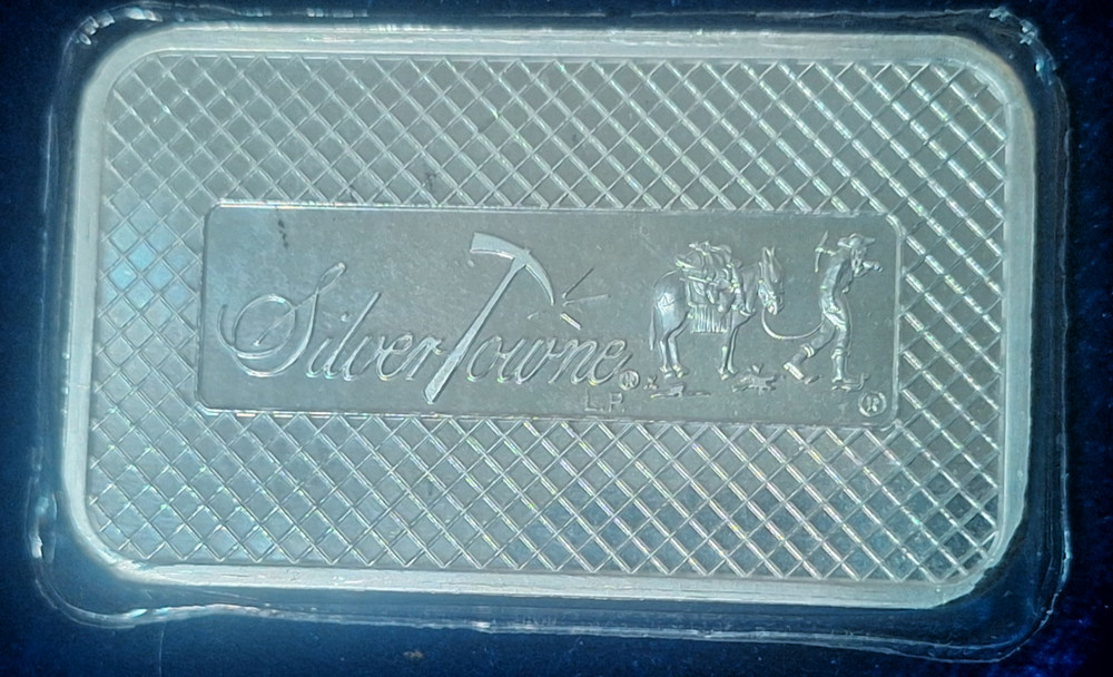 5 oz SilverTowne Prospector .999 Silver Bar - Sealed