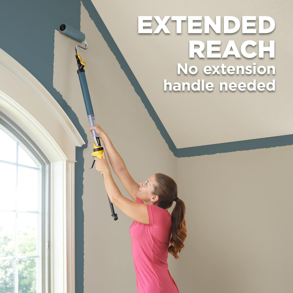 Spraytech 2419329 Paintstick EZ Roller Paint Roller, Long Handle Extension Rolle