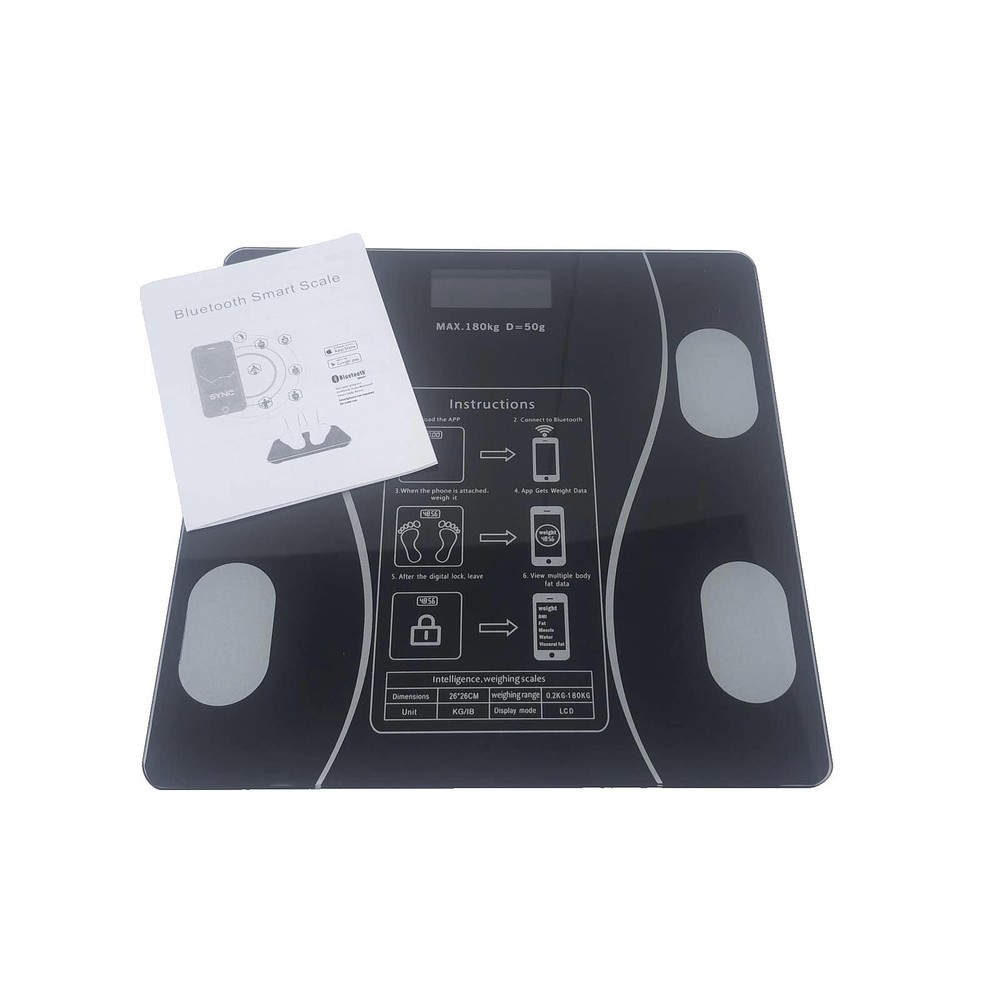 Smart Body Scale with LED Display 12 Essential Measurements Composition