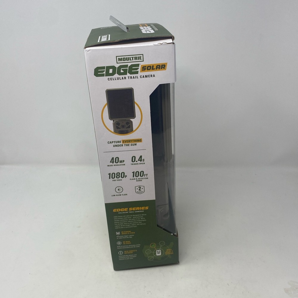 Moultrie Edge Solar Cellular Trail Camera Brown 40MP 1080p