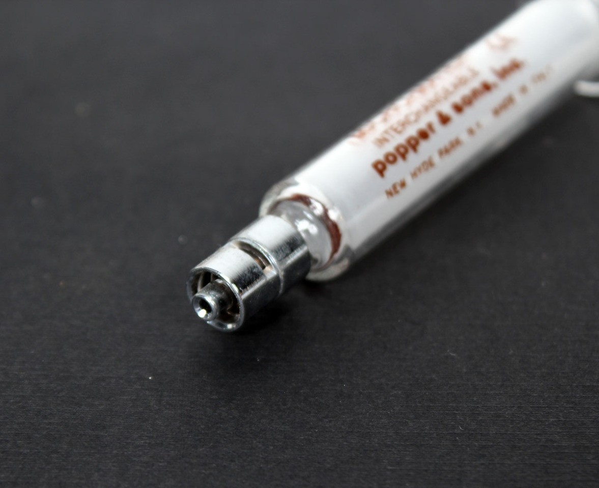 Popper 5cc Micro-Mate Glass Interchangeable Syringe w/ Luer Lock Tip