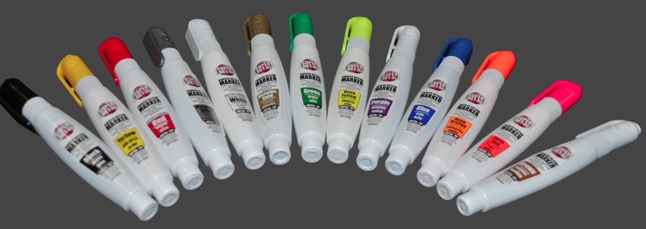 Super Met-Al Markers:  Metal Tip & All Colors