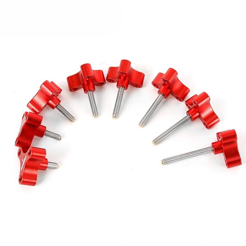 M6 Thread Copper Head Thumb Screw with 1/4" Extension Port Multiple Lengths