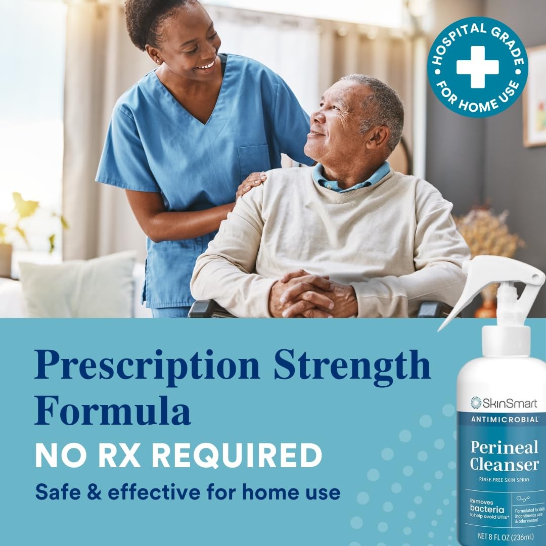 SkinSmart Antimicrobial Perineal Cleanser, Incontinence & Postpartum, 8 oz Spray
