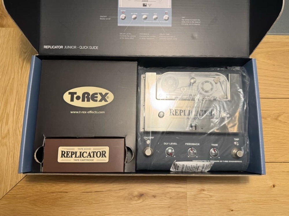 T-Rex Replicator Jr Tape Echo Delay Pedal with Original Box