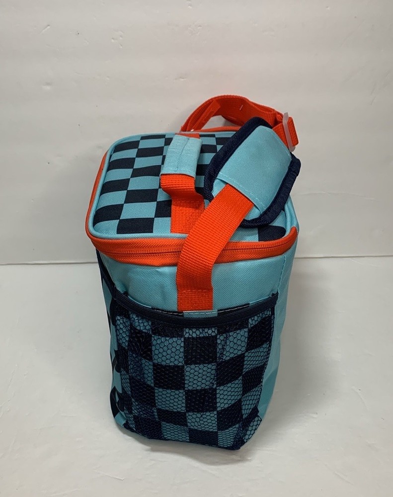 Igloo 9 Can Insulation Square Bag Checkered Print New