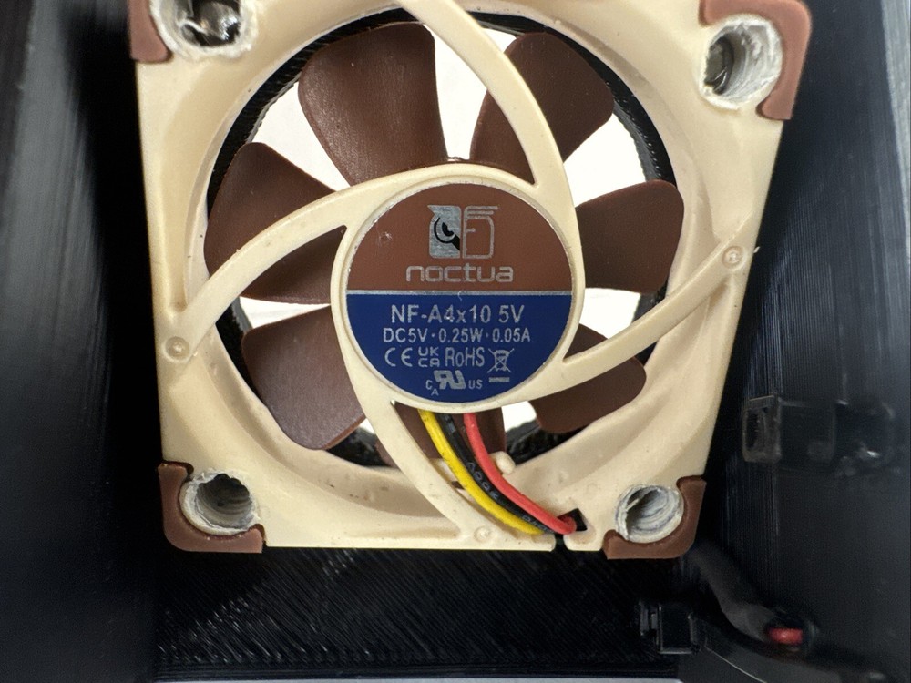 Custom Cooling Fan for Sony ZV-E1 Camera, Black Self Powered