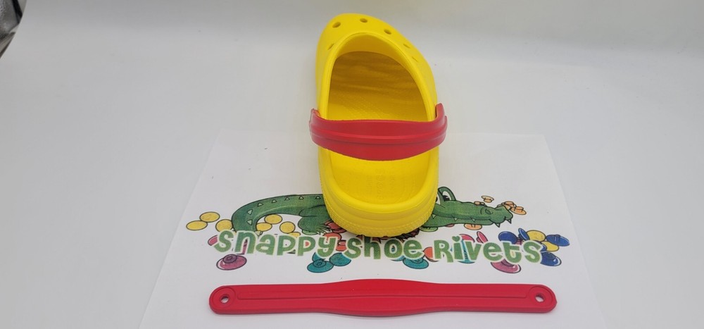 Snappy Red clog strap