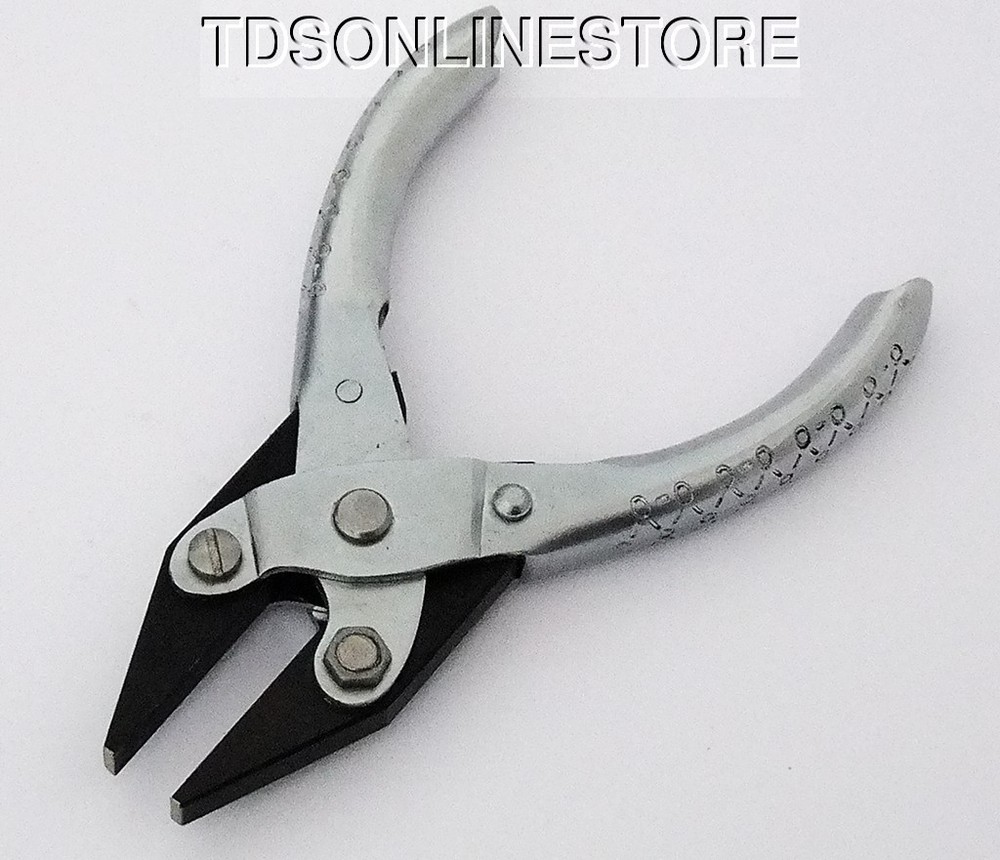 Flat Nose Parallel Pliers 6mm Wide Jaw