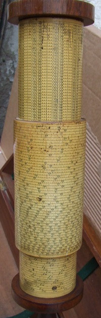 Fuller's Cylindrical Calculator Slide Rule