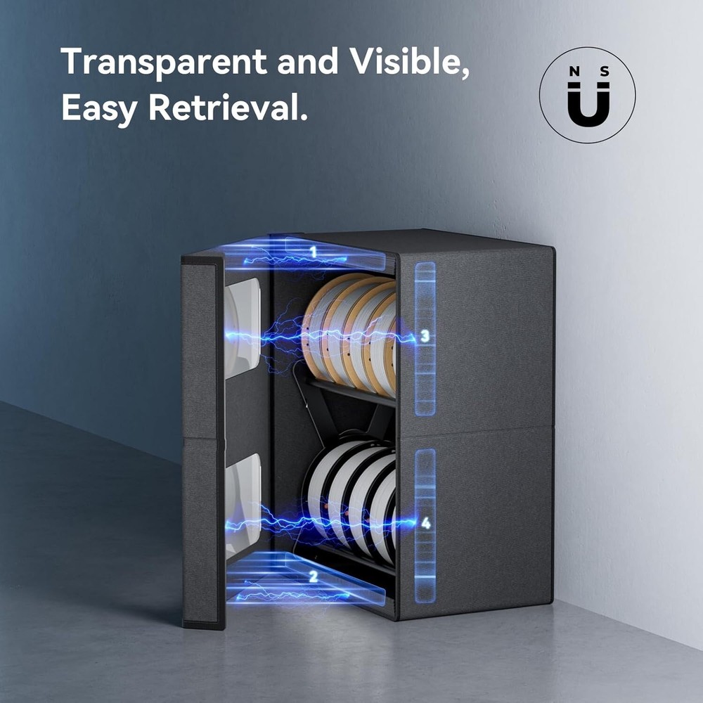 Large Capacity Moisture-Proof Storage Box with Easy Access and Strong Build