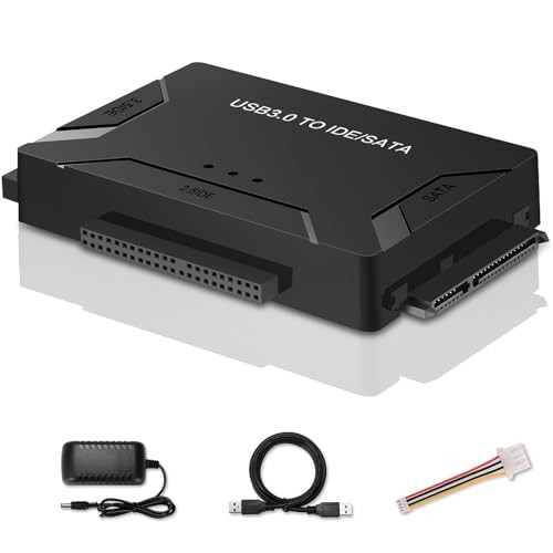 USB 3.0 to SATA IDE Adapter, Universal Hard Drive Reader Converter for
