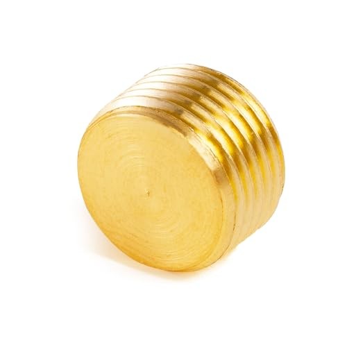Brass Pipe Fitting Socket Pipe Plug Fitting Male 1/4" NPT Internal Hex Head