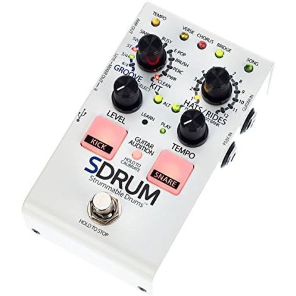DigiTech Automatic Drum Machine Pedal Multi Effect Processor (SDRUM-U)