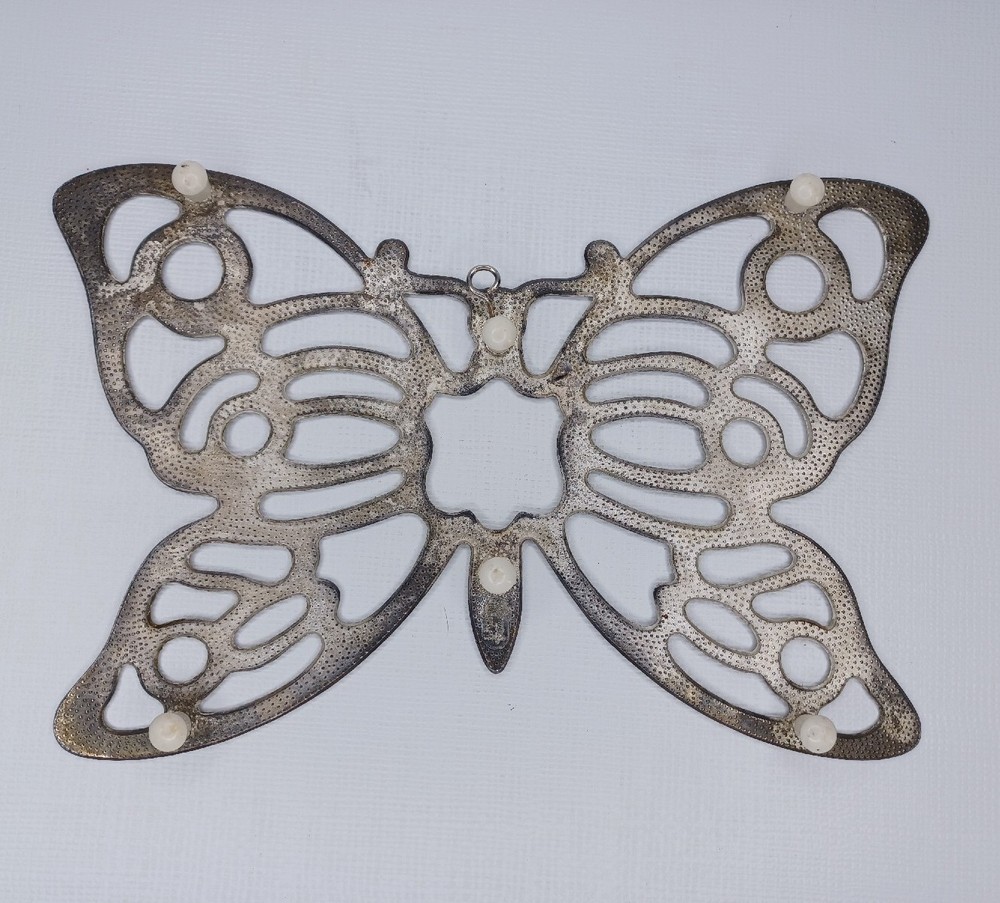 Leonard Silverplate Metal Butterfly Trivet