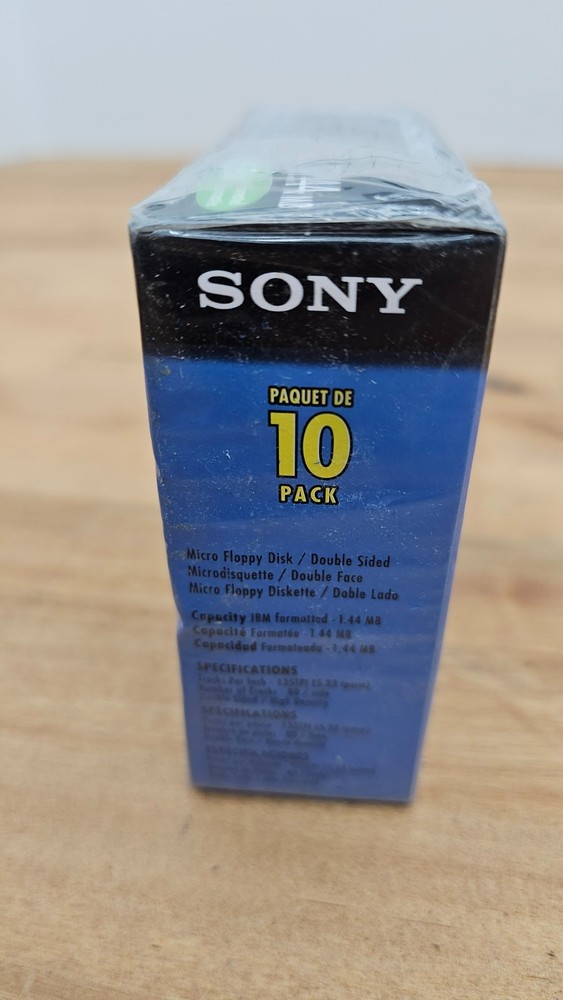 Sony 2HD Floppy Diskettes 1.44MB 10 pack