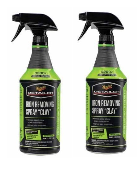 Meguiars DRTU200232 Iron Removing Spray Clay [32 Oz] (2 Pack)