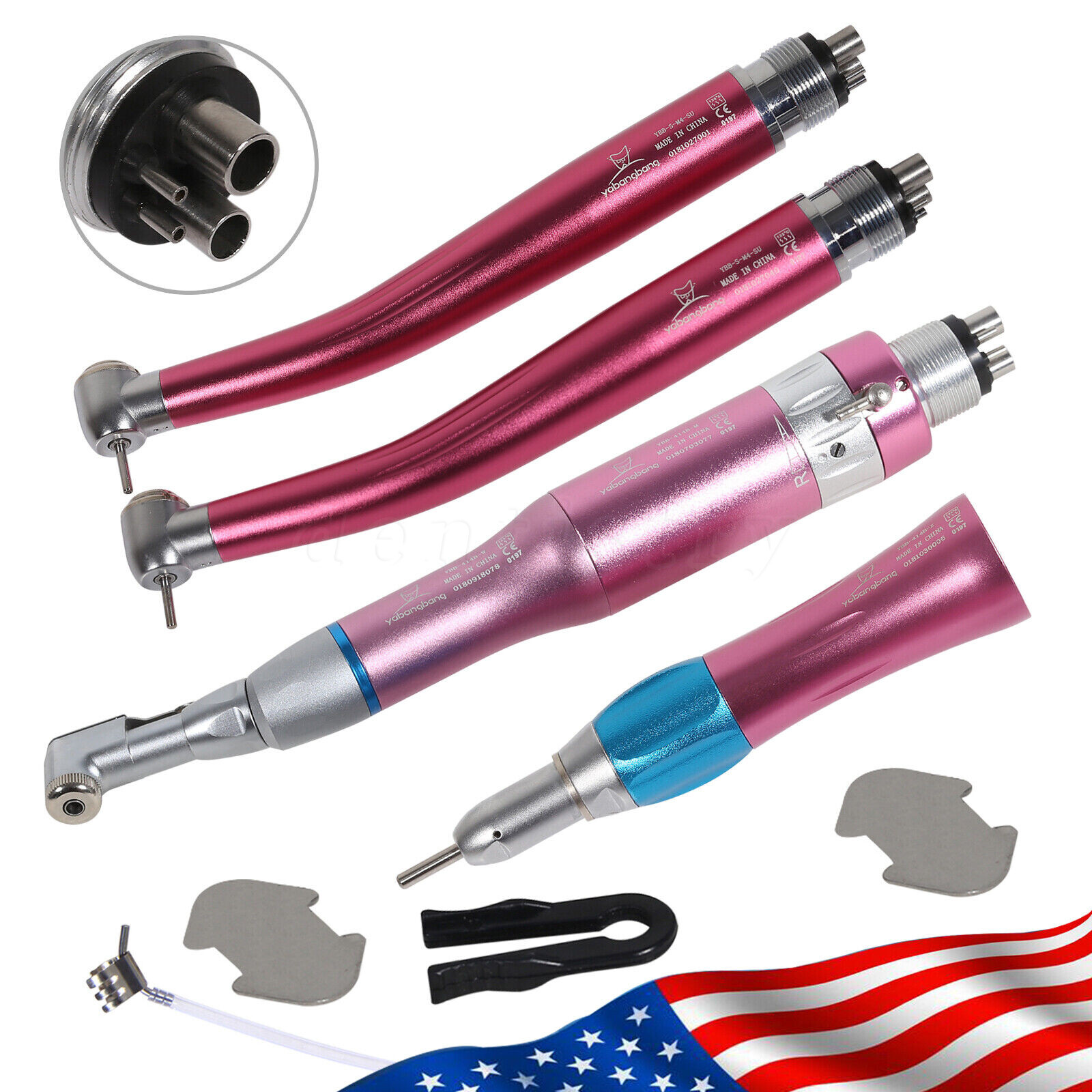 NSK Pana Max Style Dental High/Low Speed Air Turbine Handpiece 2HOLE/4HOLES Pink