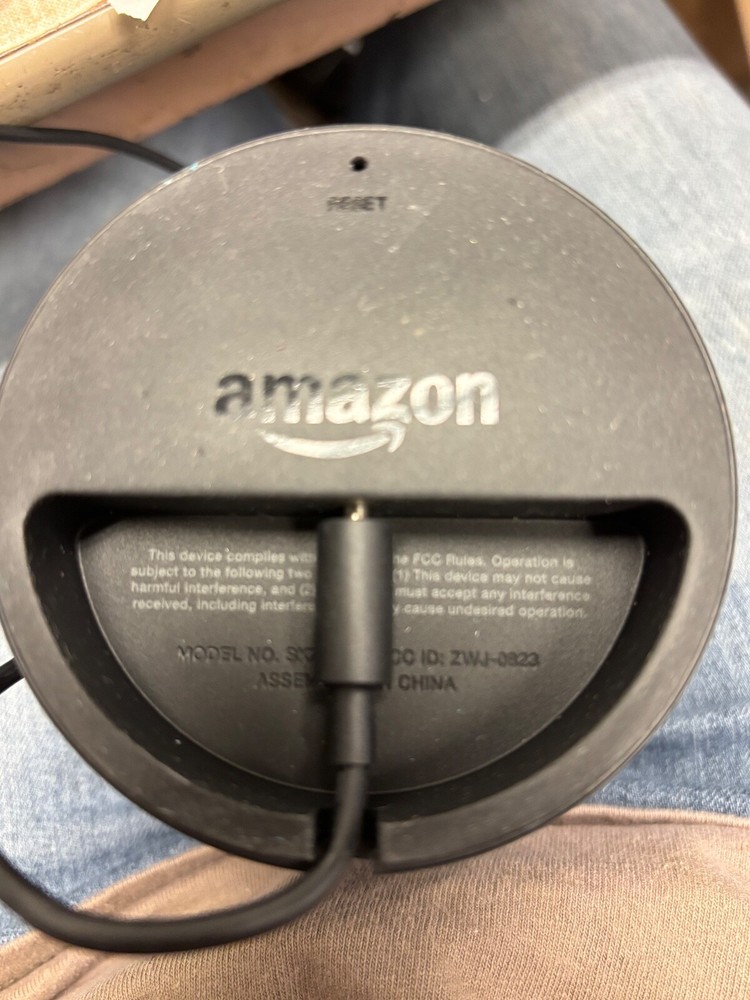 2015 Amazon Echo Model SK705DI Black Smart Speaker - Works