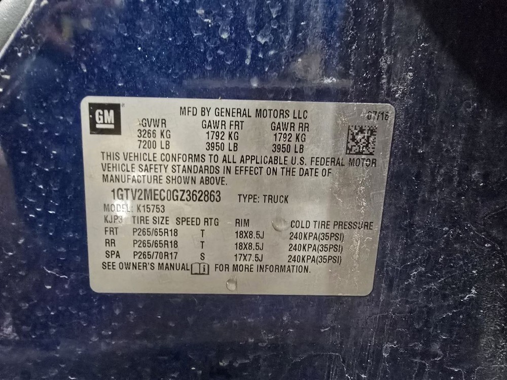 SIERRA150 2016 Accessory Holders 616980