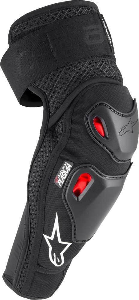 Alpinestars Bionic Pro Plasma Elbow Protector Black Red White, Lg/XL